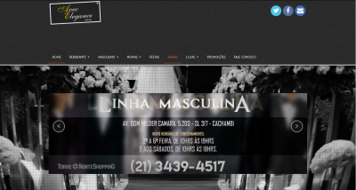 Site Avec Elegance - Cliente da Nunes Consultoria Informática Site