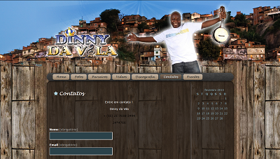 Site Dinny da Vila - Cliente da Nunes Consultoria Informática Site e Manutenção