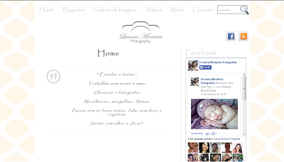 Site Livânia Monteiro - Cliente da Nunes Consultoria Informática Site