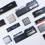 Peças de computador organizadas para montagem - Nunes Consultoria Informática
