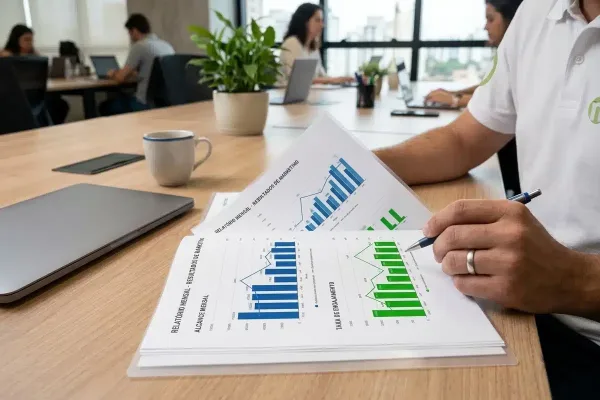 Relat&oacute;rio mensal de alcance e engajamento em redes sociais - Nunes Consultoria Inform&aacute;tica