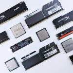 Peças de computador organizadas para montagem - Nunes Consultoria Informática