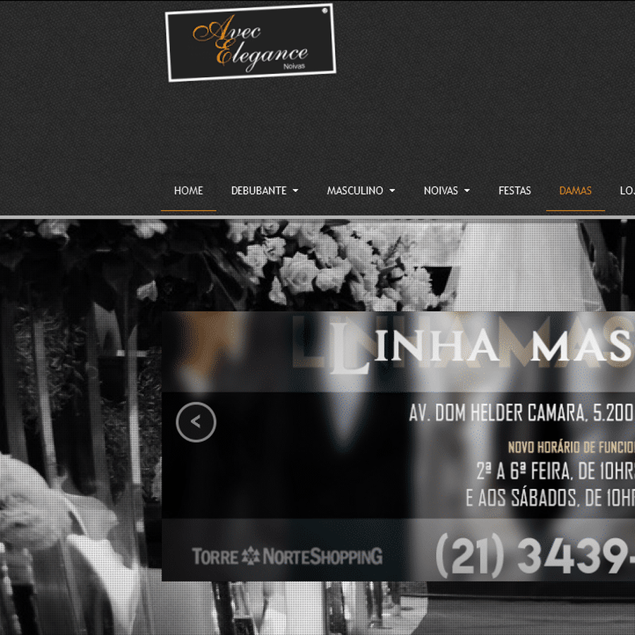 Print do site Avec Elegance
