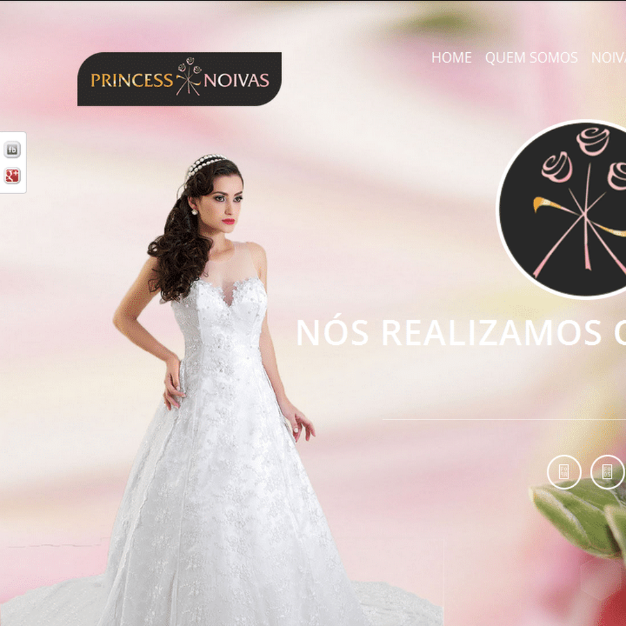 Print do site Princess Noivas